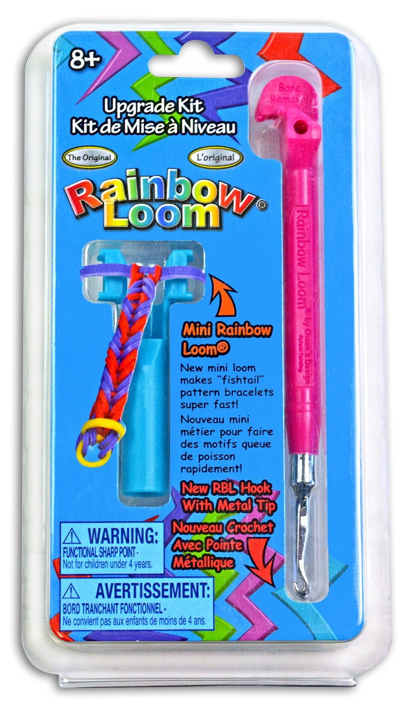 Rainbow Loom Tail Upgrade Kit - Metal Hook - Pink - Image 2